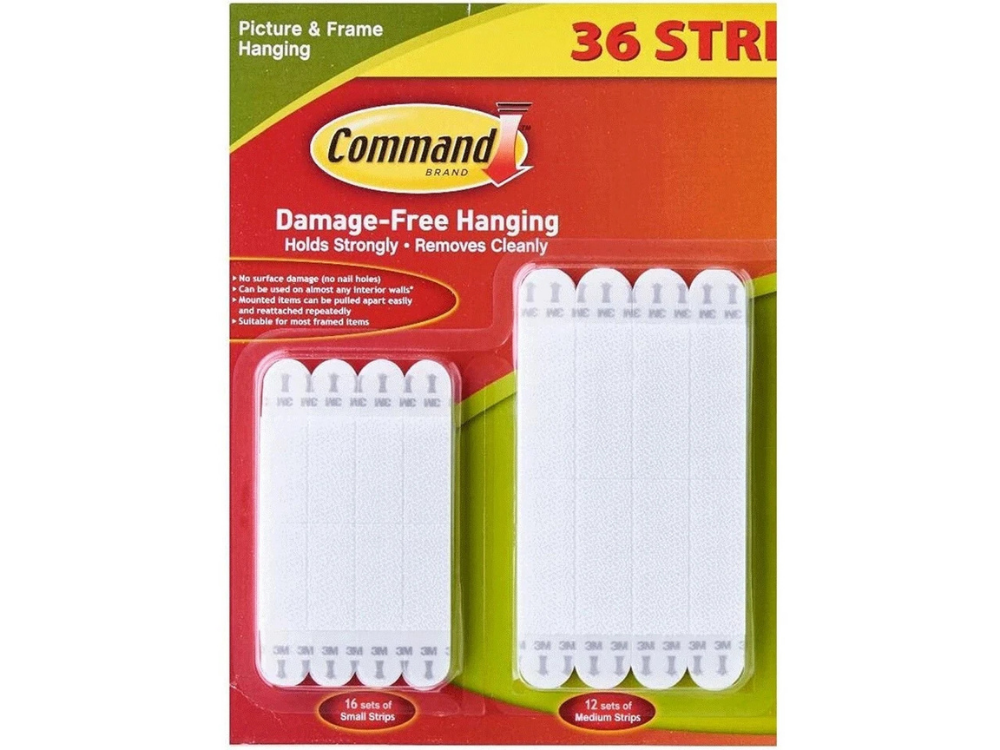 3M Adhesive Strips – Command Damage-Free Hanging