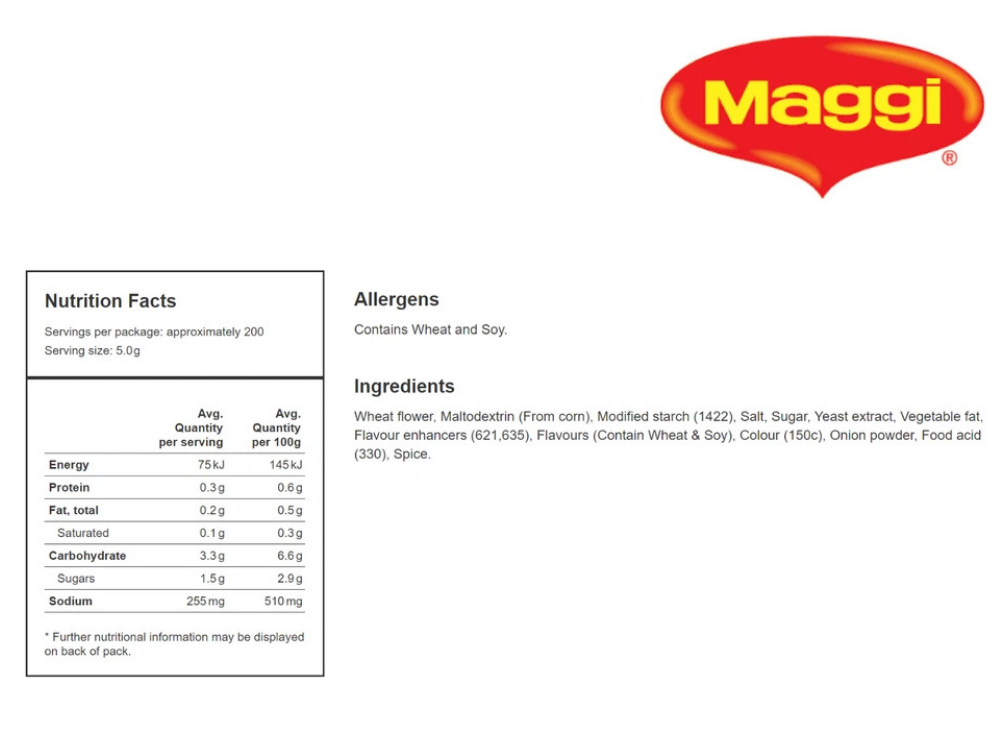 Maggi Rich Gravy Mix Classic 1Kg Long Expiry 200 serves