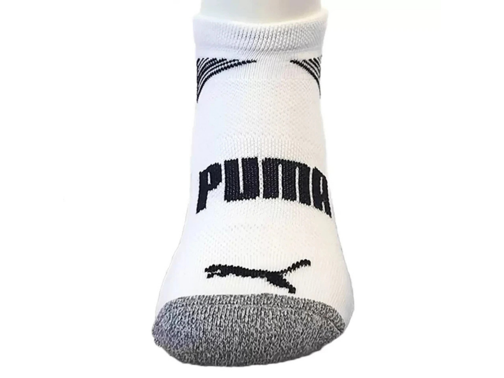 Puma Men’s No-Show CoolCell Socks – Casual & Sport, Size 6-12, White, 8-Pack