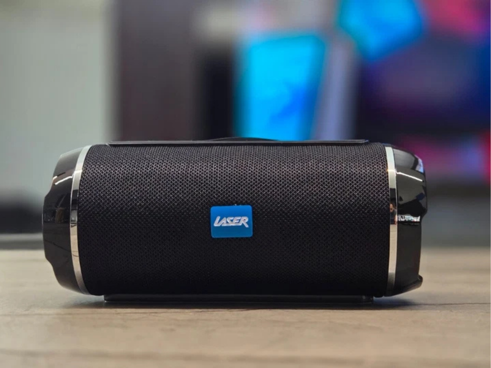 Laser Portable Bluetooth Pill Speaker – USB, AUX, FM Radio, Outdoor Audio