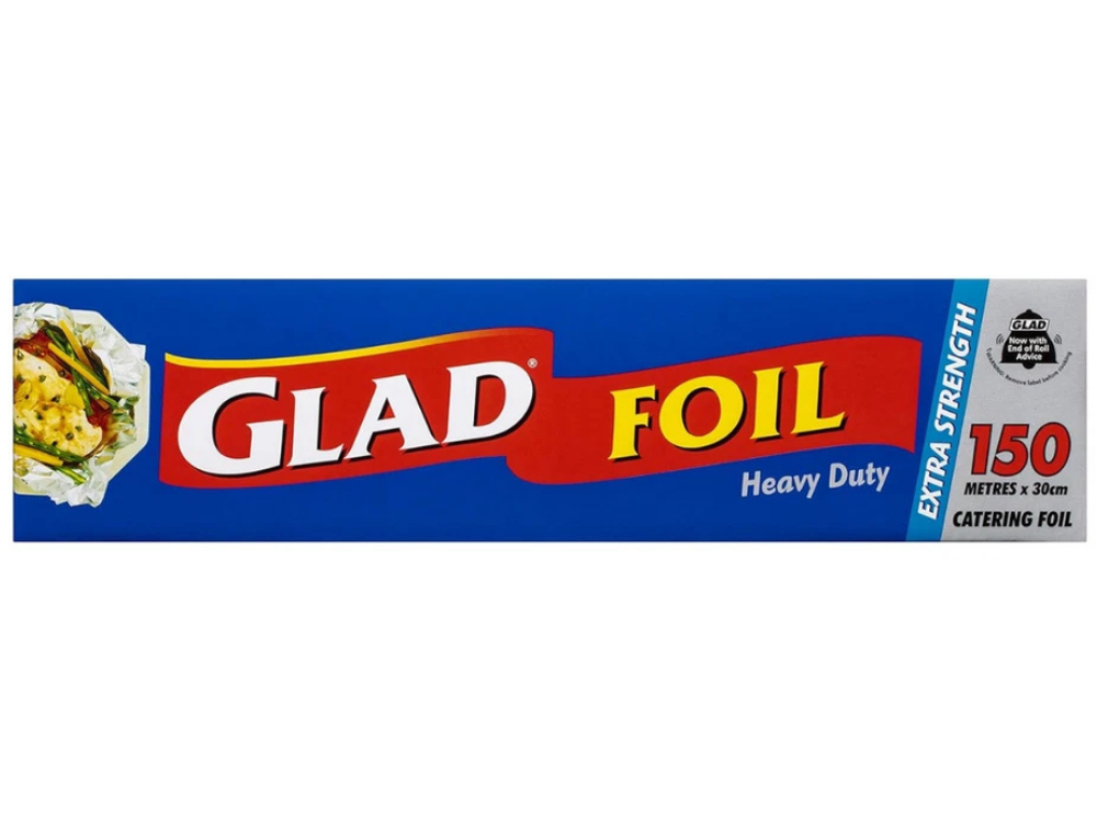 Glad Heavy Duty Foil Wrap 150m x 30cm – Multipurpose