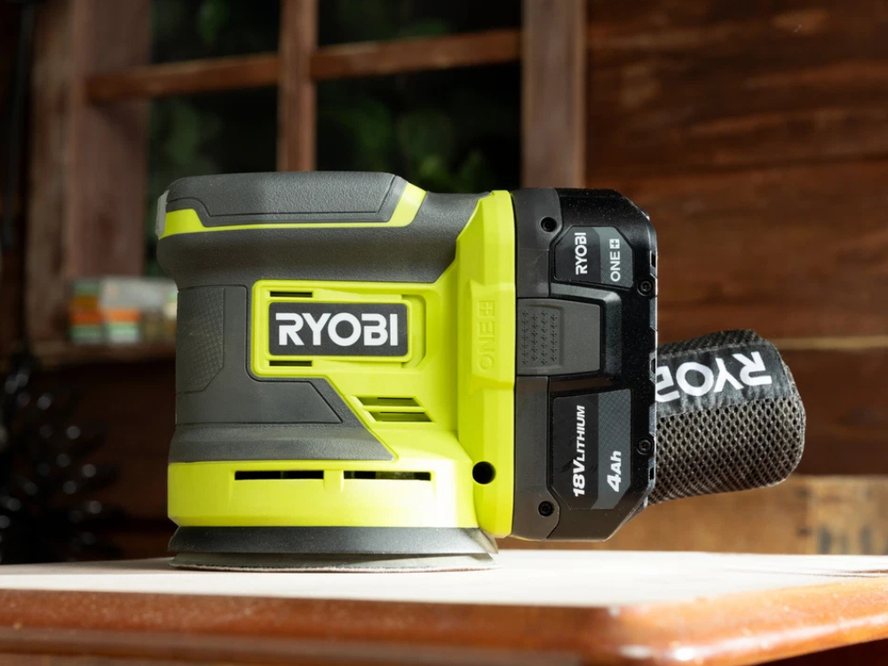 Ryobi ONE+ 18V Random Orbital Sander – DIY Woodwork Polisher (Tool Only)