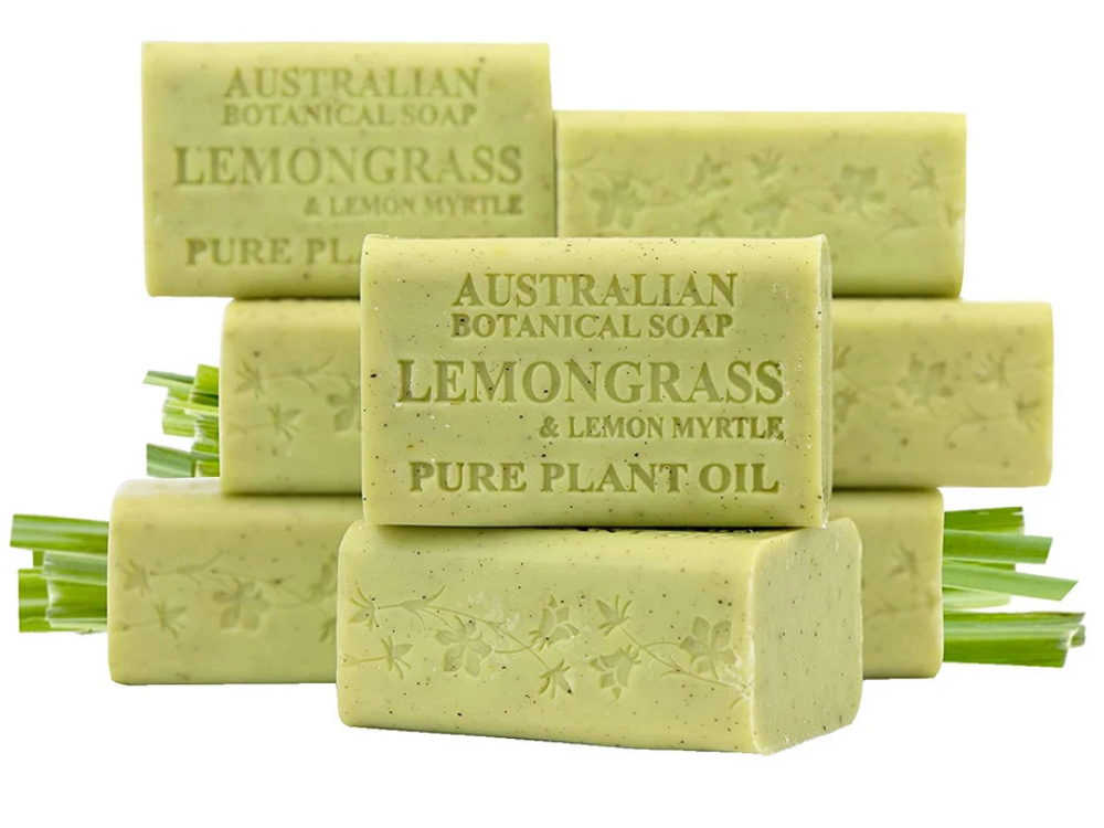 8x Lemongrass & Lemon Myrtle Body Wash Bars – 200g Each