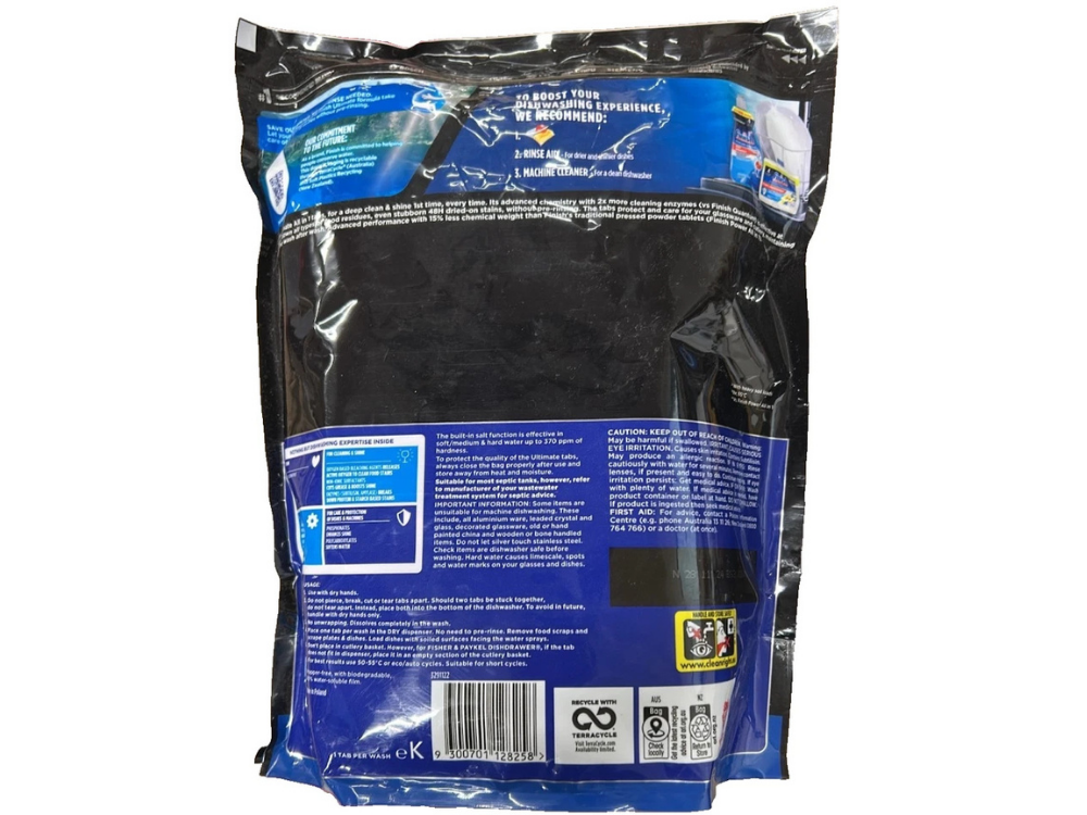 Finish Powerball Lemon Sparkle Dishwasher Tablets – 100 Count