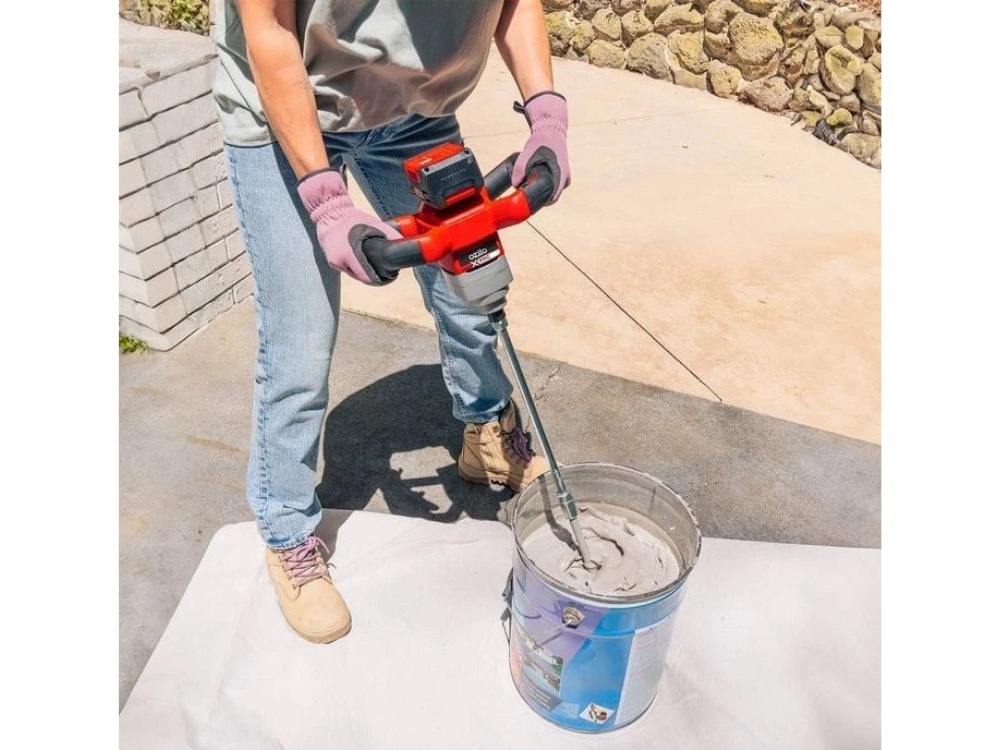 Ozito 18V PXC Mixing Drill Set – Cordless with 4.0Ah Battery & Charger