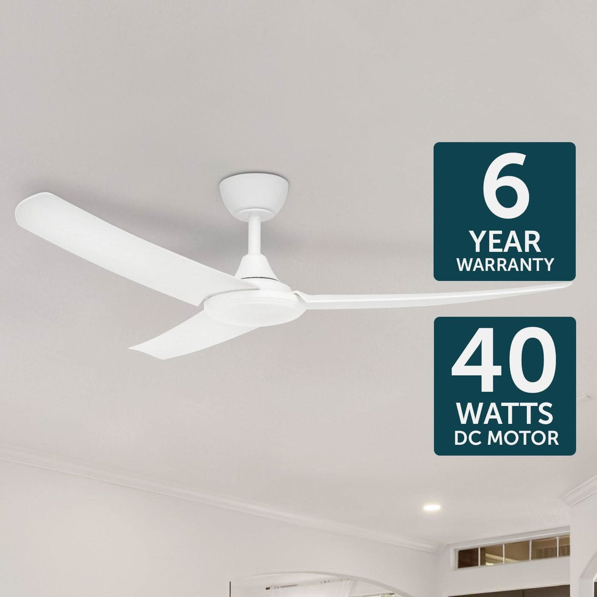 Brilliant Duque 132cm DC Ceiling Fan 3 Blade with Remote Control