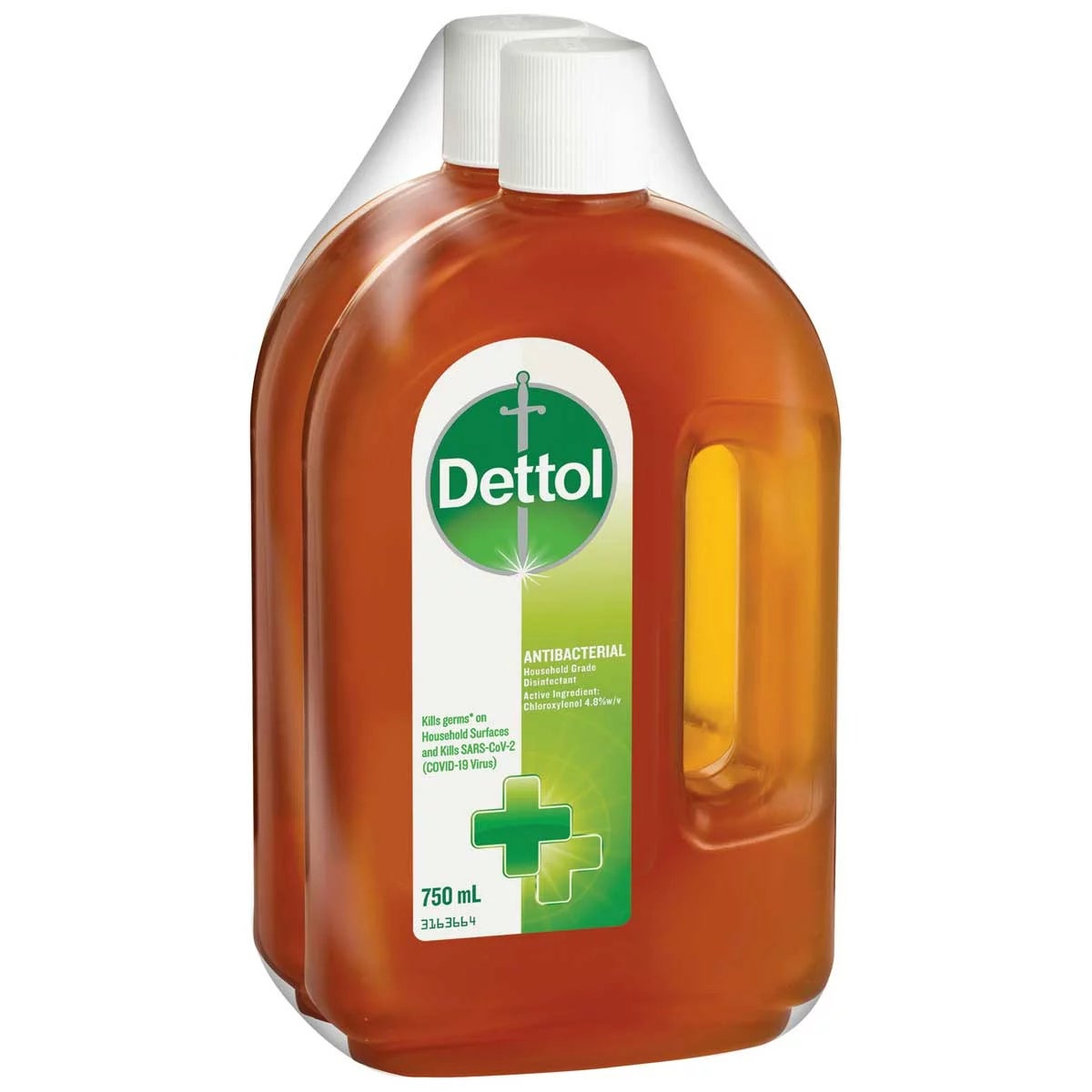 Dettol Household Grade Antibacterial Disinfectant 2 x 750ml