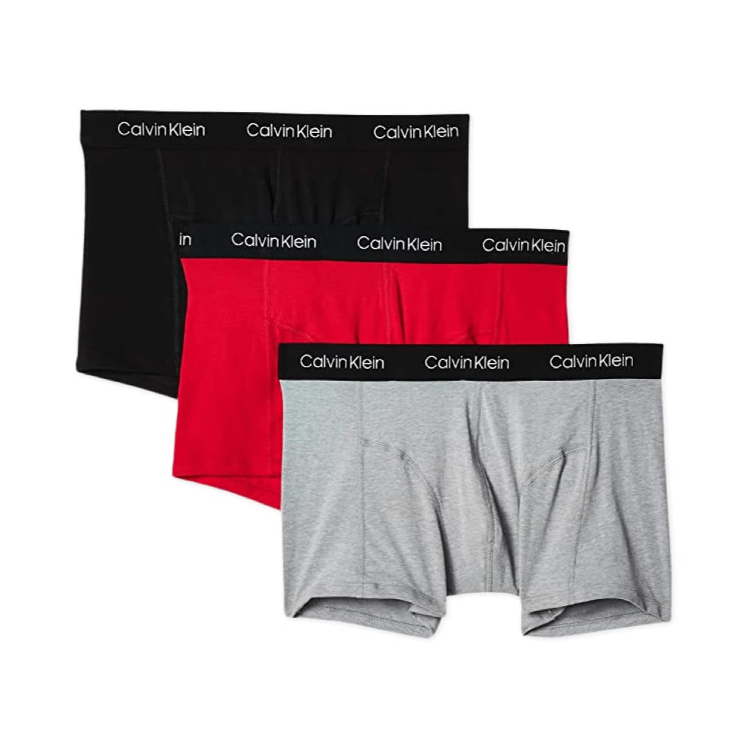 Calvin Klein Men's Underwear Cotton Stretch Trunk Men Underwears 3 Pack