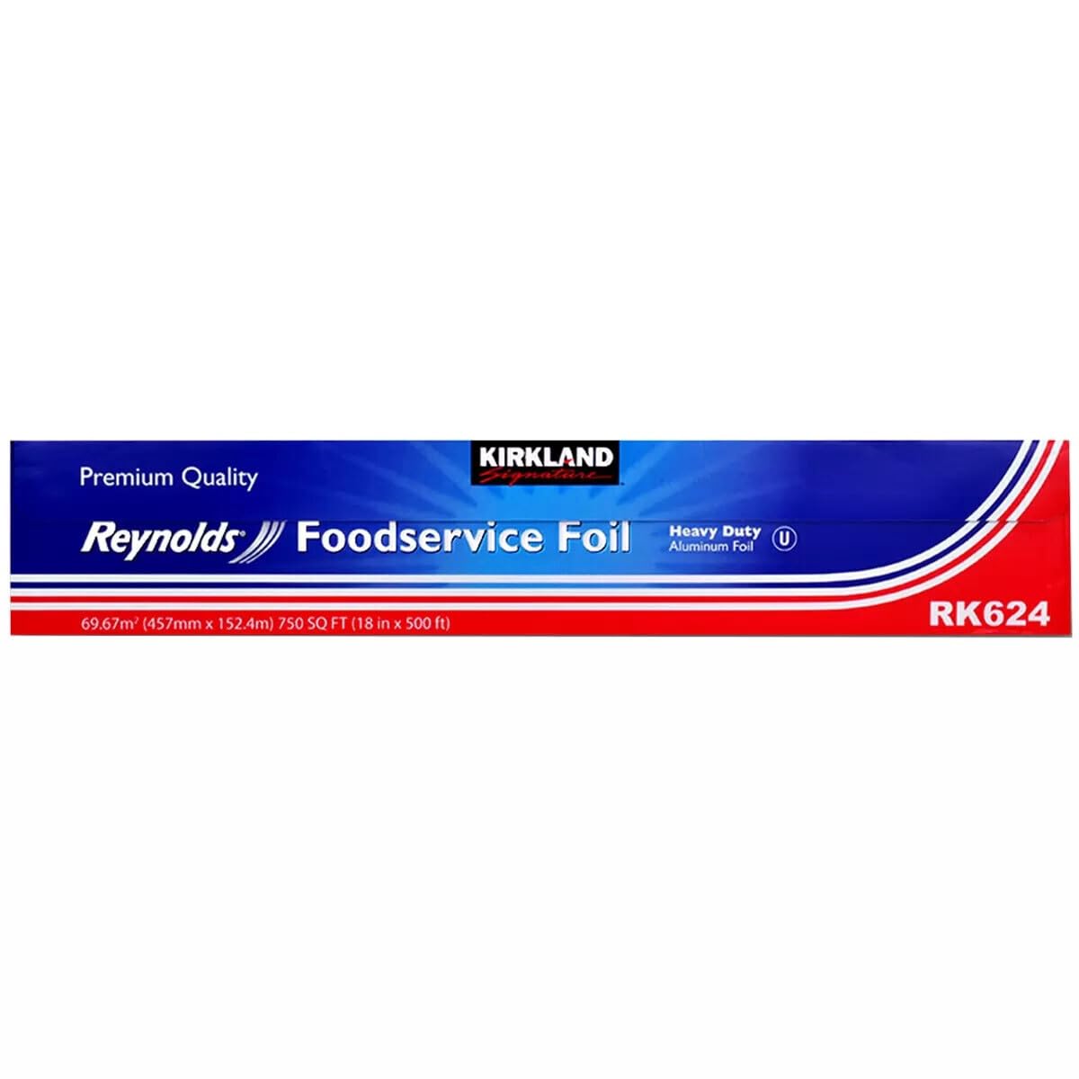Kirkland Signature Reynolds Heavy Duty Foodservice Aluminium Foil Roll 45cm x 150m