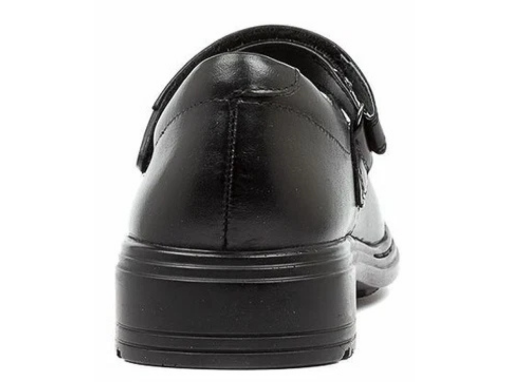 New CLARKS Black Leather School Shoes – Boys & Girls Mary Jane Uniform