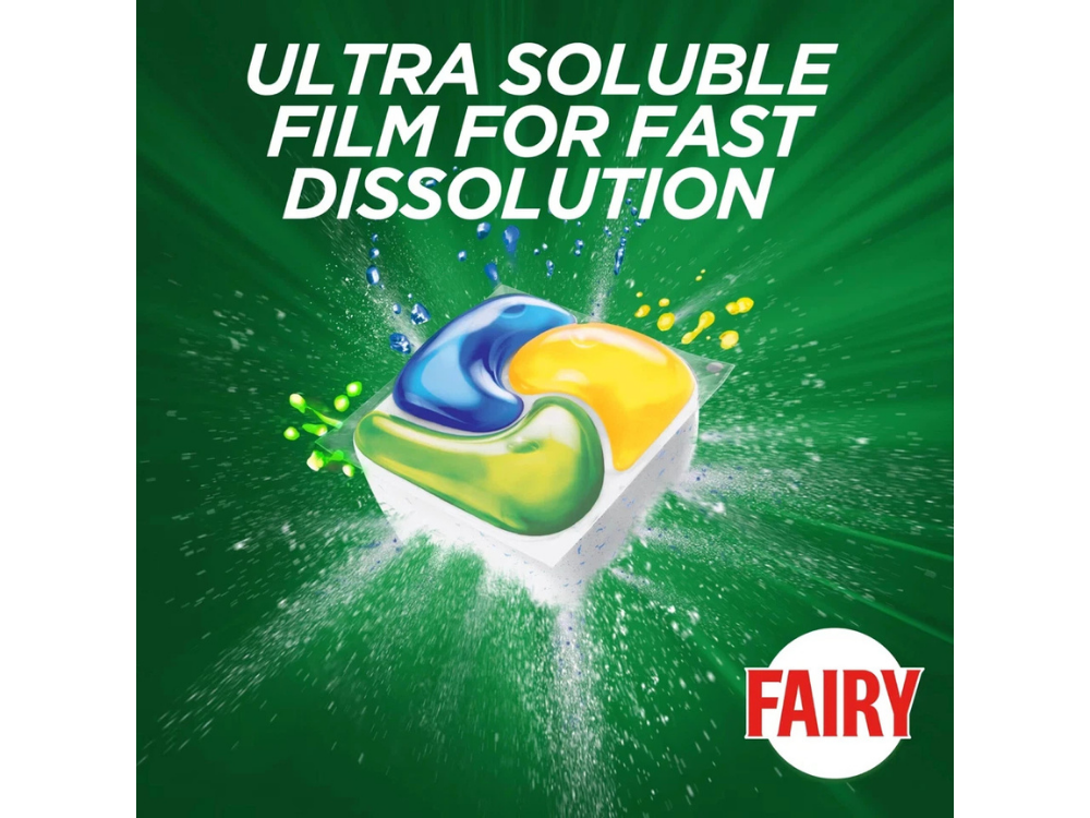 Fairy Platinum Dishwasher Capsules 113 Pack – Lemon Fresh