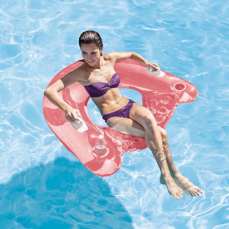 Intex Pool Inflatable Sit N Float Pink