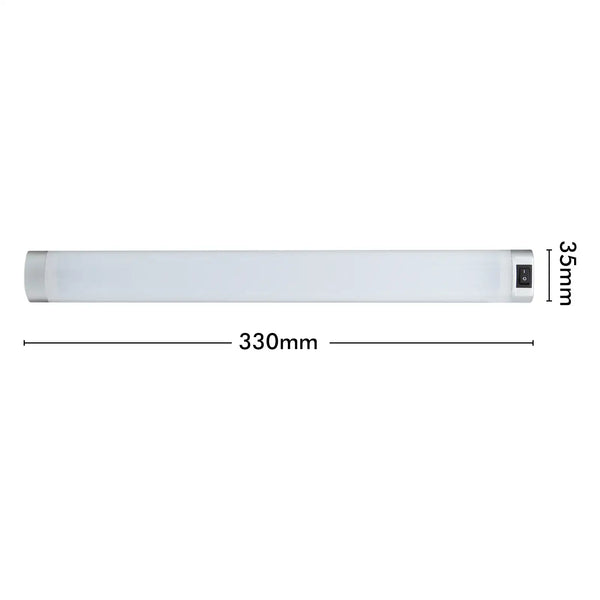 Arlec White 7W Aluminium Wide Angle Corner Bar LED Light