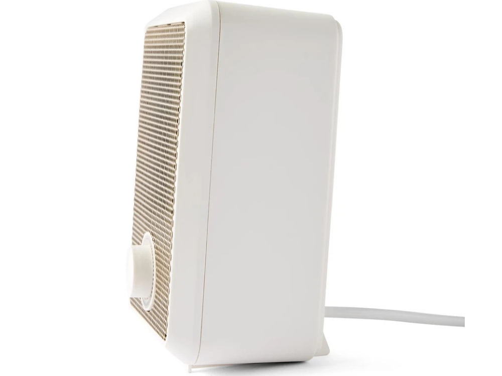 Portable Small Room Heater – Desktop Electric 600W, White