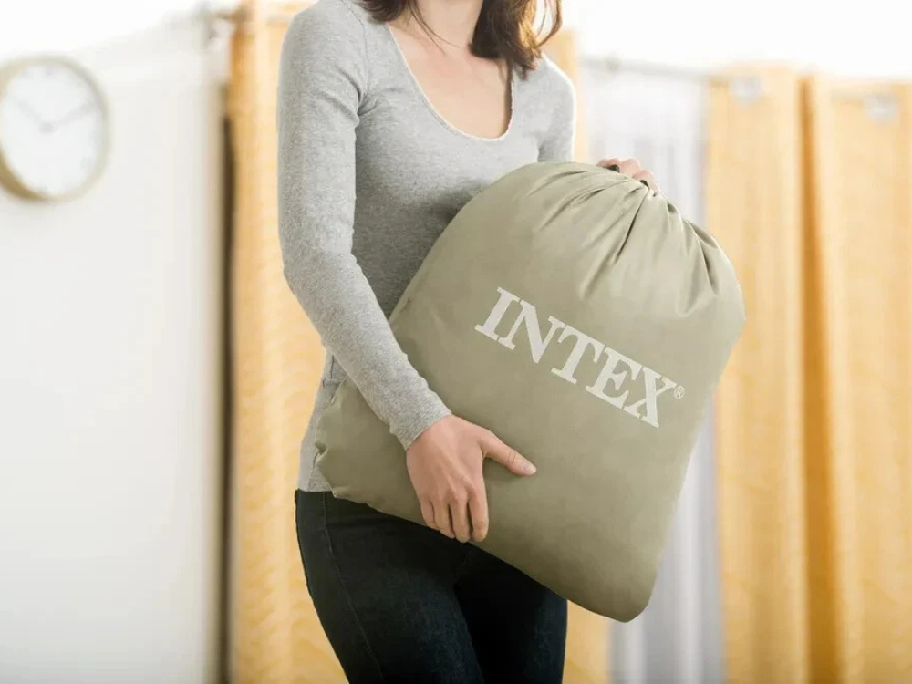 Intex Kids Inflatable Travel Bed with Pump – Portable Toddler Mattress