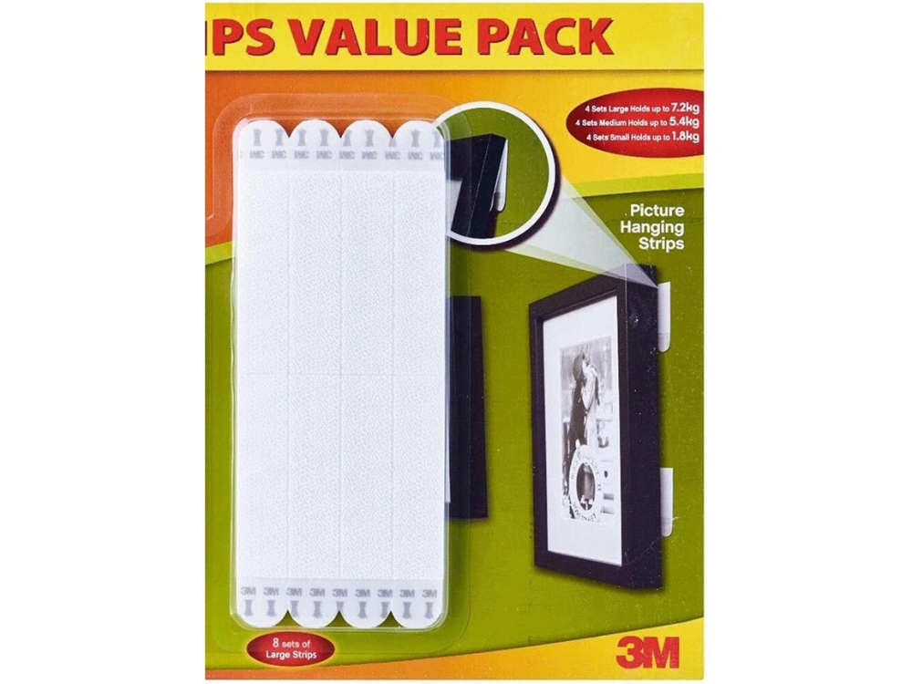 3M Adhesive Strips – Command Damage-Free Hanging