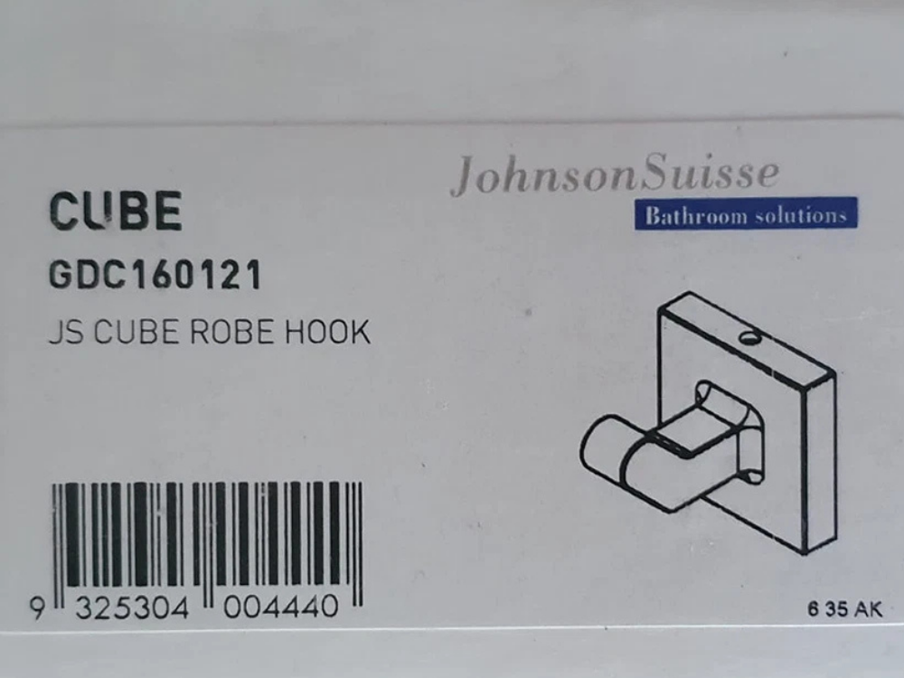 Swift Double Robe & Towel Hook – Chrome