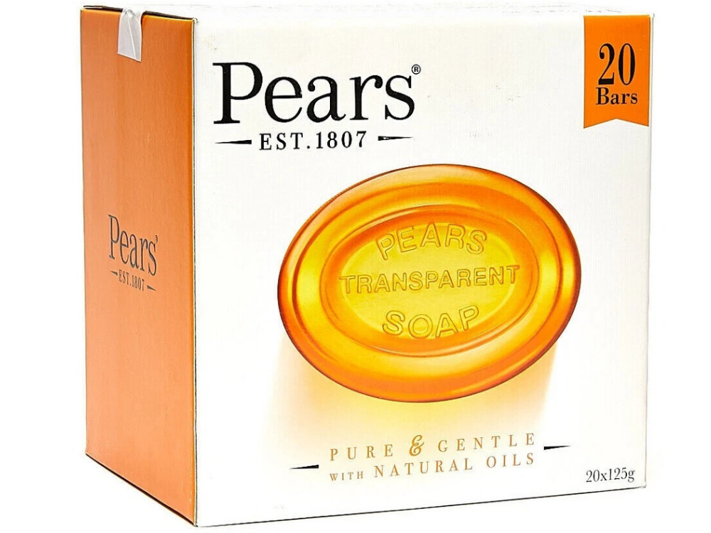 Pears Gentle Care Soap 20 x 125g – Amber with Natural Oils