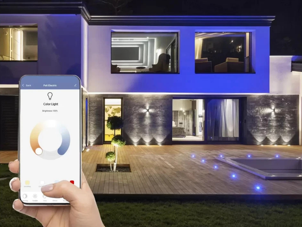 4x Feit Smart Colour LED Bulbs E27 – Dimmable, WiFi, Alexa & Google