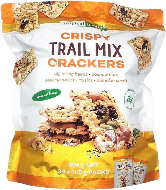 Tropical Fields Crispy Trail Mix Crackers, 34 Packs