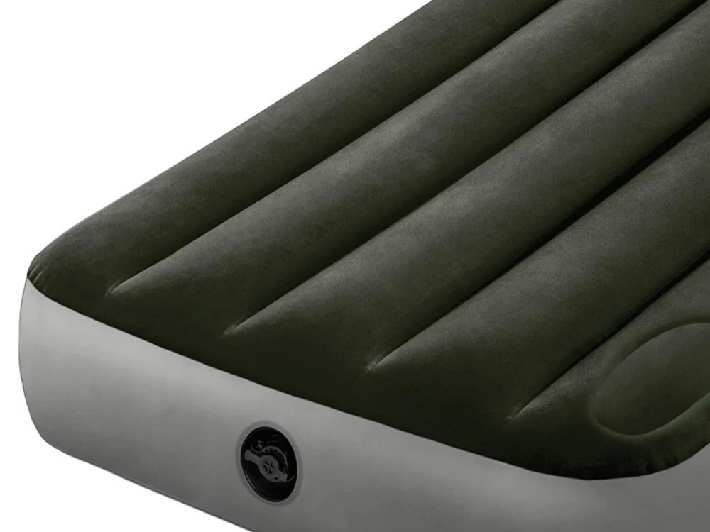 Intex JR Single Airbed Dura-Beam Downy – 76cm Inflatable Mattress for Travel & Camping