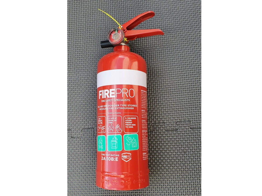 FirePro Fire Safety Kit – 1kg Extinguisher + 1m Blanket