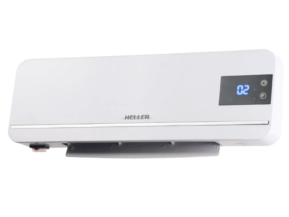 Heller 2000W Wall Mounted Ceramic Heater – Remote Control, Portable