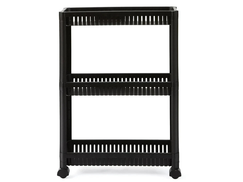 3-Tier Slim Trolley on Wheels – Kitchen, Bathroom & Laundry Storage Cart