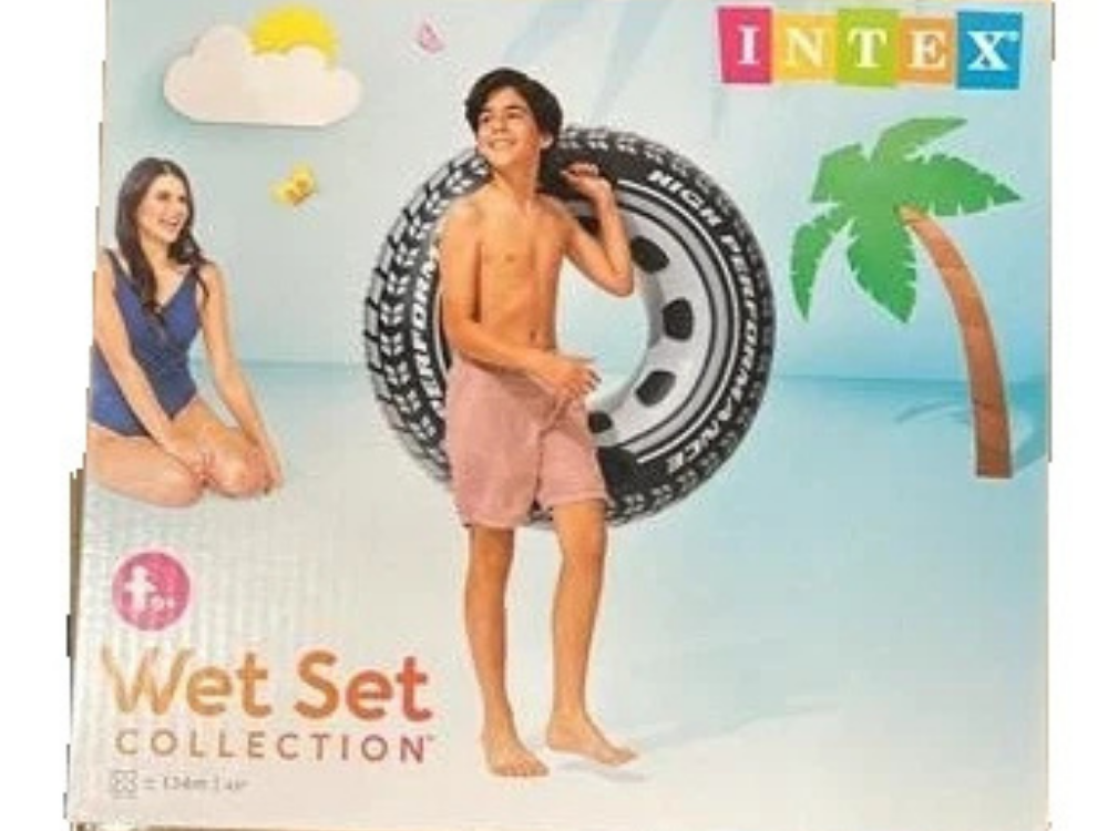 Intex Inflatable Monster Truck Ride-On Float – Pool Tyre Tube for Kids