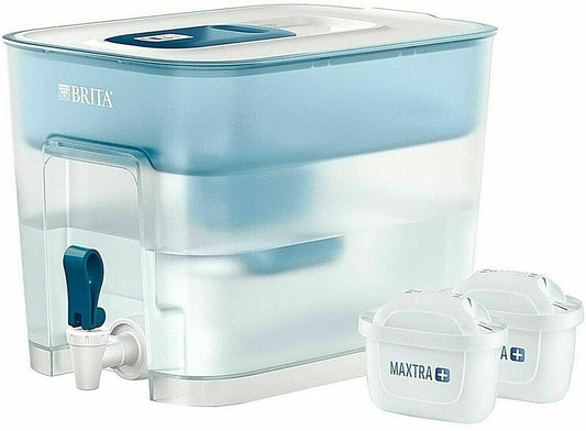 Brita Flow Cask 8.2L Water Purifier Dispenser Filter Tank w/ 2x Maxtra+ Filters