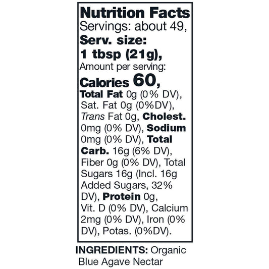 Kirkland Signature Organic Blue Agave All Purpose Sweetener, 36oz Bottle (Pack of 2, Total of 72 Oz)