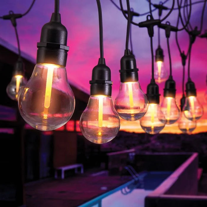 Lytworx Colour Change Connectable Minorca Party Lights - 12 Bulbs