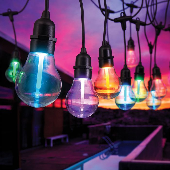 Lytworx Colour Change Connectable Minorca Party Lights - 12 Bulbs
