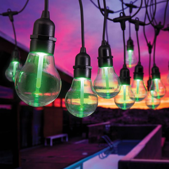 Lytworx Colour Change Connectable Minorca Party Lights - 12 Bulbs