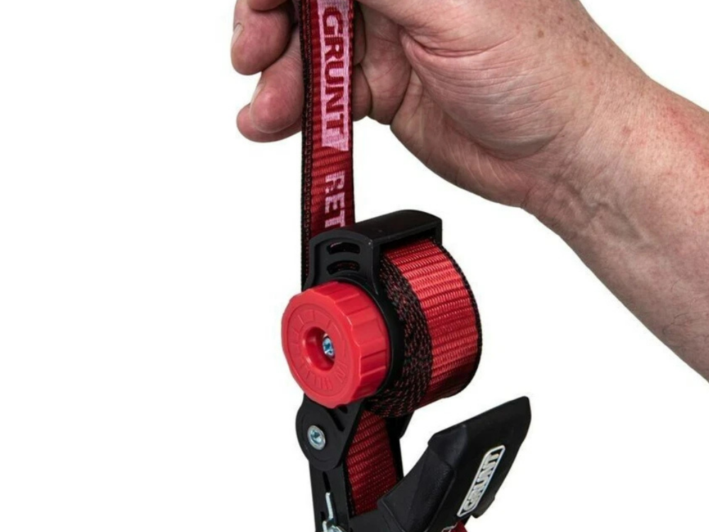 Grunt Manual Retractable Tie Straps 25mm x 3.5m – 2 Pack
