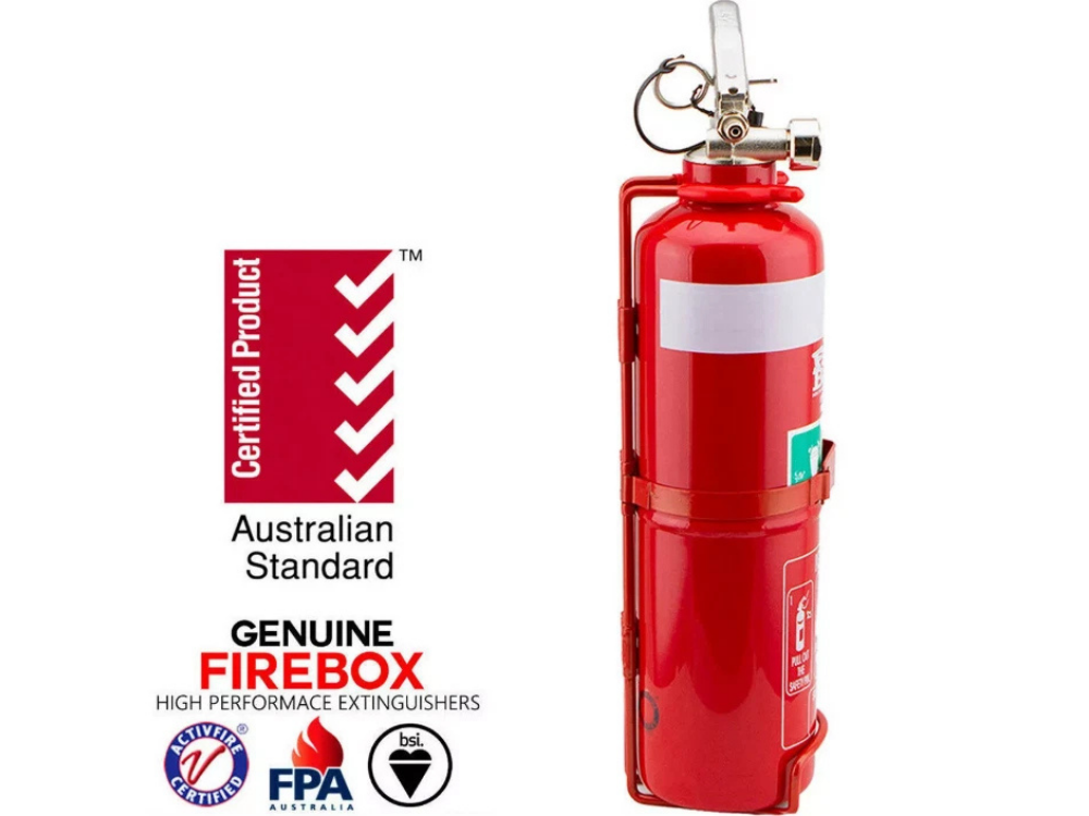 Firebox 1kg ABE Dry Powder Fire Extinguisher with Bracket
