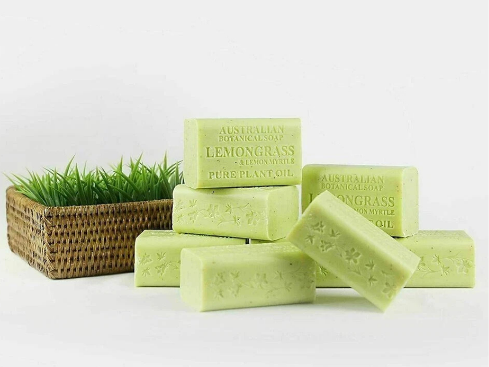 8x Lemongrass & Lemon Myrtle Body Wash Bars – 200g Each