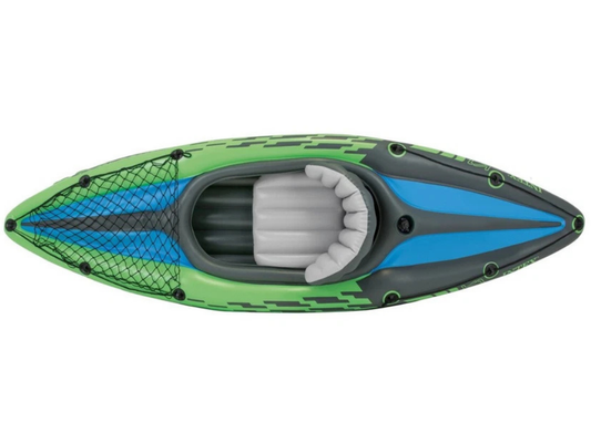 Intex Challenger K1 Inflatable Kayak – 1 Person with Paddle & Pump