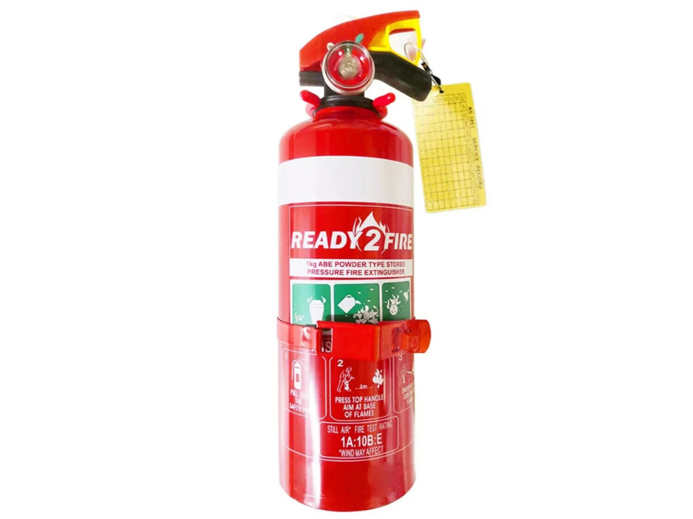 Ready 2 Fire ABE 1kg Extinguishers (2x) – Car, Boat, Home