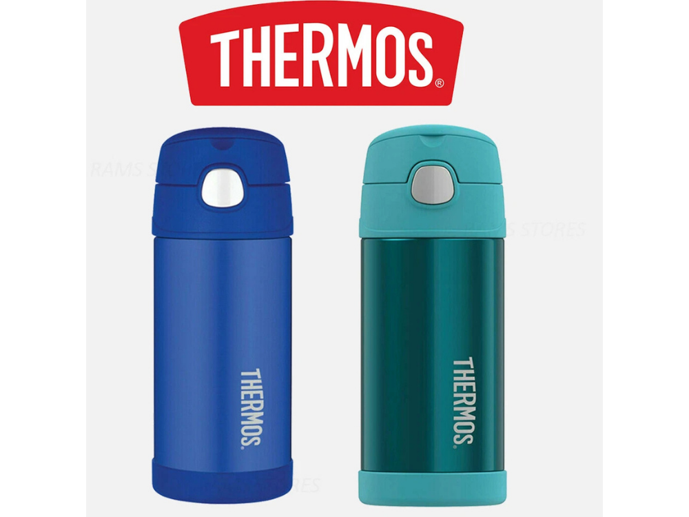 NEW Thermos Kids Funtainer Vacuum Flask with Straw – Toddler Drink Bottle
