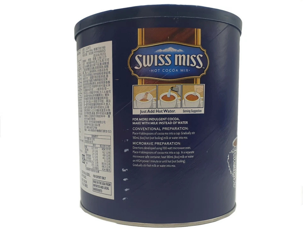 Swiss Miss Hot Cocoa Mix 1.98kg – Rich Chocolate, Made in USA