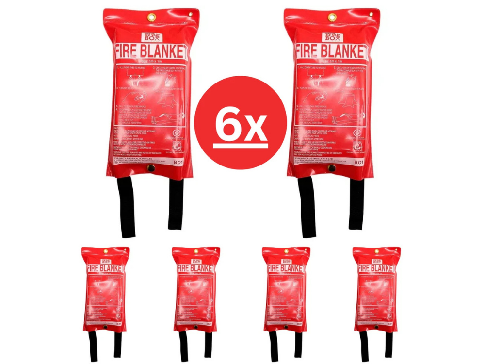 Fire Blanket 1m x 1m – Emergency Flame Protection for Home, Kitchen &amp; Office