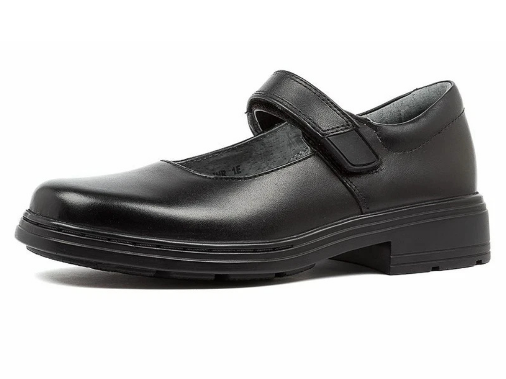 New CLARKS Black Leather School Shoes – Boys & Girls Mary Jane Uniform