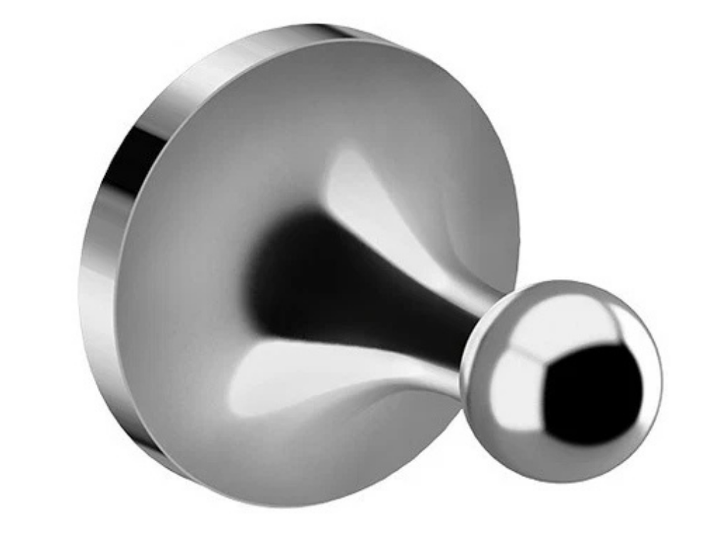 Swift Double Robe & Towel Hook – Chrome