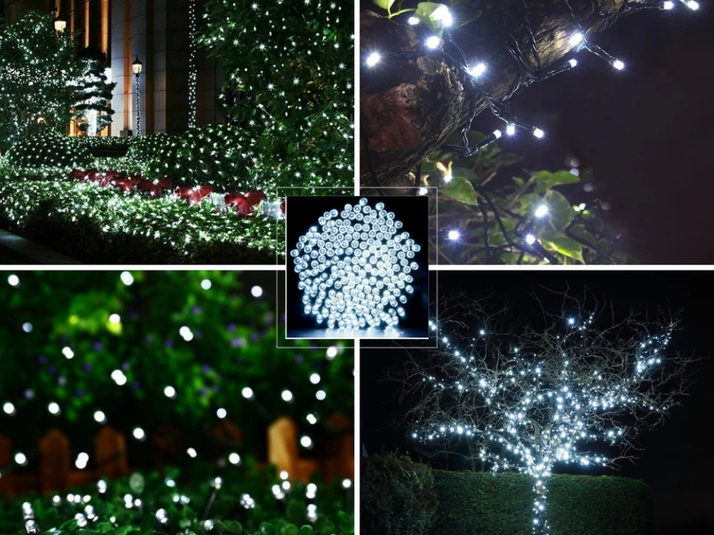 2x Lytworx 250 White LED Fairy Lights – 12.4m Christmas String Lights