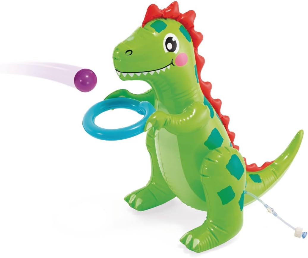 Intex Dino Park Inflatable Water Slide Park & Kiddie Swimming Pool