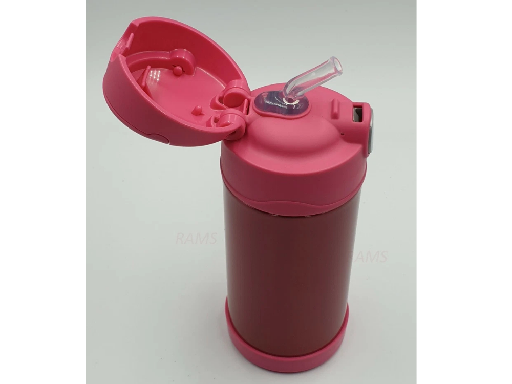 Thermos Kids Drink Bottle – Stainless Steel, Vacuum Flask, Straw