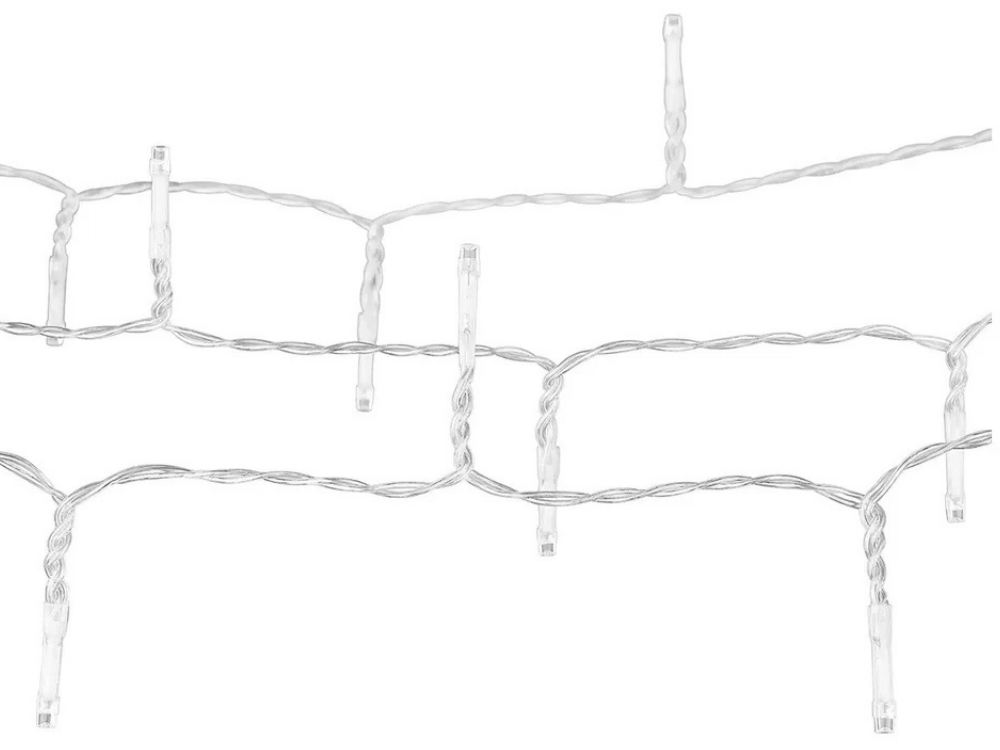 Avah 1200 LED Curtain Lights – Clear Indoor Wedding & Party Decor