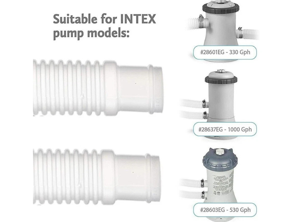 Intex 32mm Pool Pump Hose Pack – 6 Genuine Pipes (6 Pack)