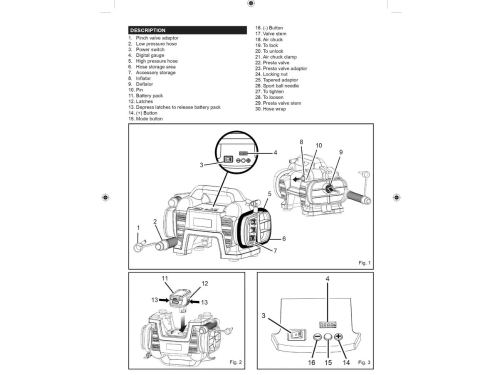 Ryobi 18V One+ Cordless Inflator/Deflator – Tyres, Beds, Toys